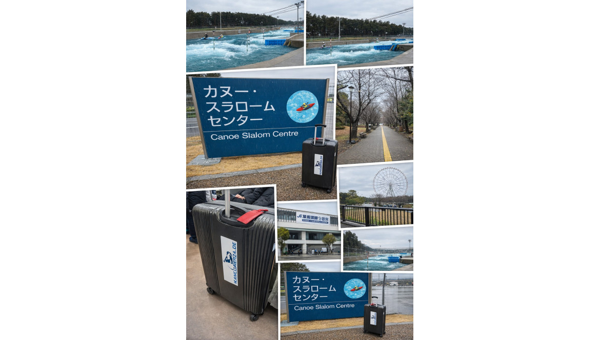 Kanuladen24 in Tokyo: Slalom Kanal Besuch & Ausrüstung